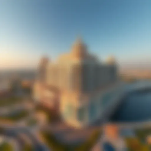 Aerial view of Bayview Emaar showcasing its architectural elegance