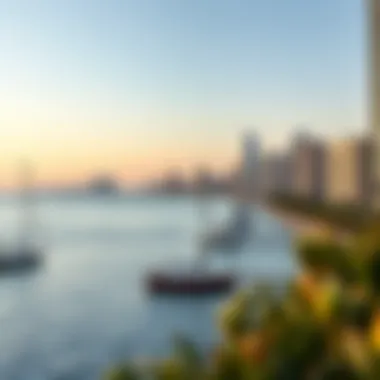 Scenic waterfront view near Bayview Emaar, emphasizing location advantage