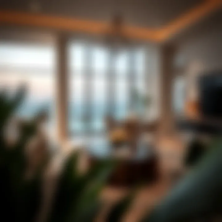 Sophisticated Interior Aesthetic of Coastal Living Elegant interior design of a beach villa