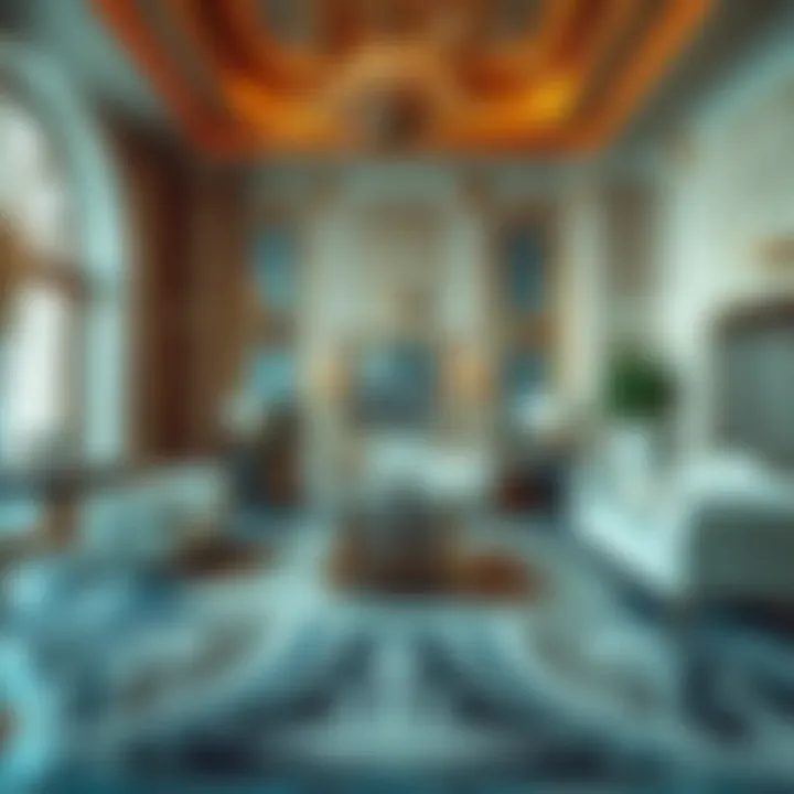 Opulent interior of a high-end Dubai property