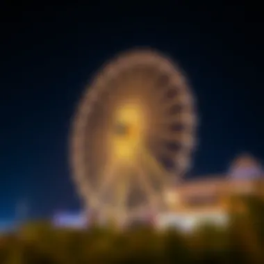 The iconic observation wheel, Ain Dubai, at Bluewaters Island