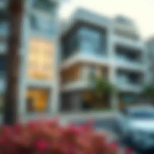 Exterior view of Building 47 showcasing its modern architecture