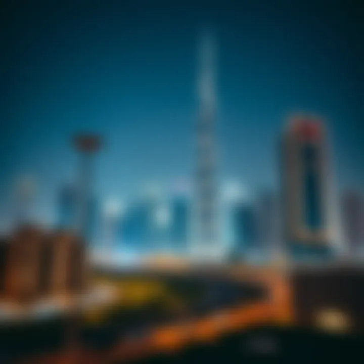 Prime location of برج الشاطئ 1 in Dubai's skyline