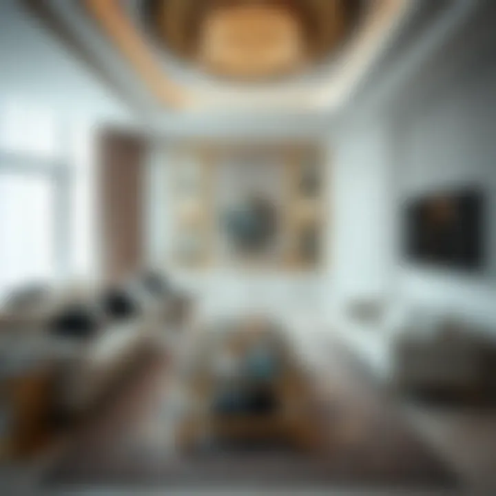 Elegantly designed interior of a high-end property
