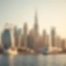 Luxurious Dubai skyline showcasing iconic architecture