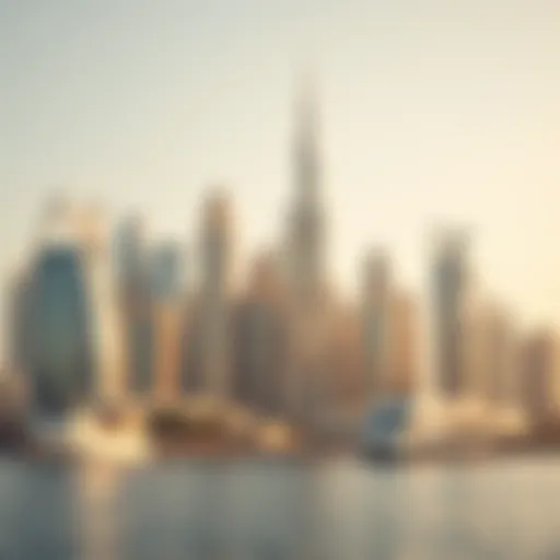 Luxurious Dubai skyline showcasing iconic architecture
