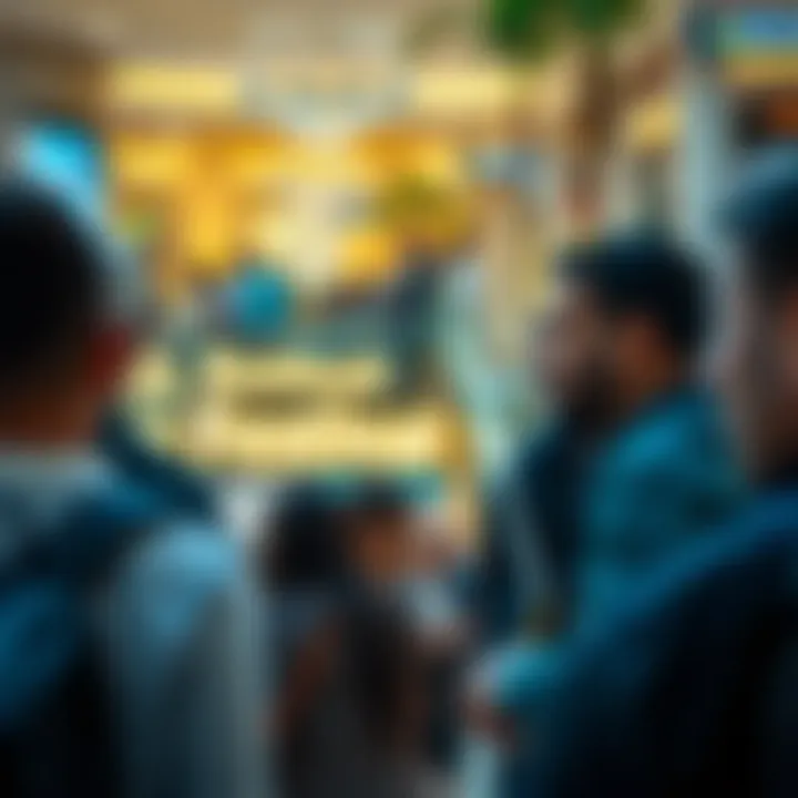 Cultural event taking place at the mall, engaging the community