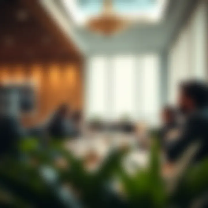 A group discussion among stakeholders about real estate regulations