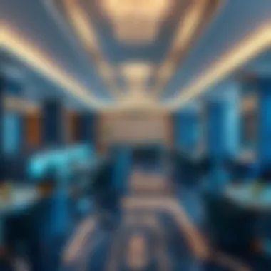 Interior Amenities of Crystal Blue Building Luxurious interior amenities of Crystal Blue Building