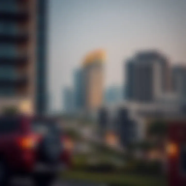 Surrounding area of the Darwish Building highlighting the Al Barsha neighborhood