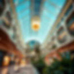 Stunning architectural view of DFC Mall showcasing its modern design