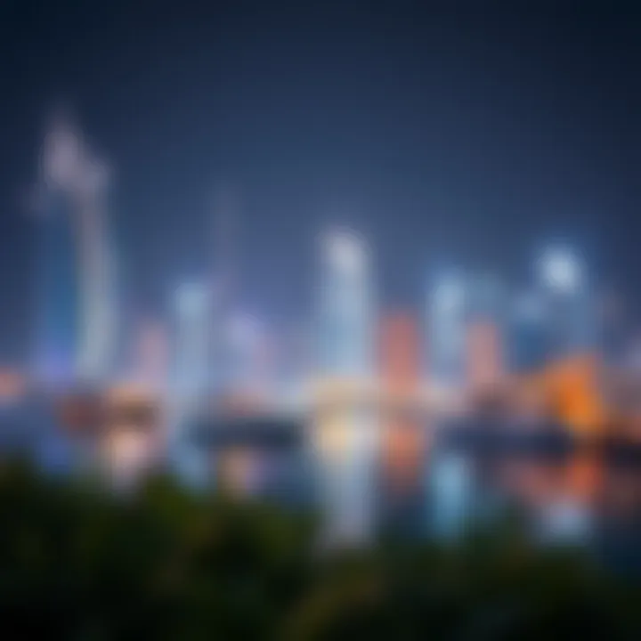 Dubai Marina skyline showcasing modern architectural designs