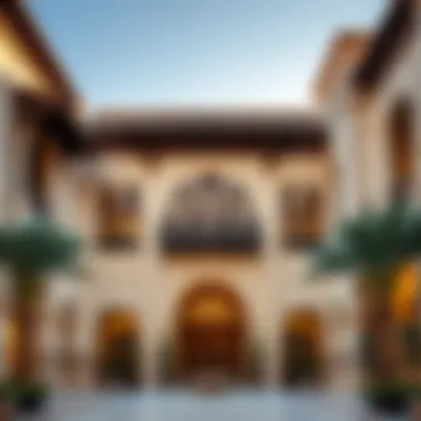 Fusion of Traditional and Modern Architecture Traditional Arabian architecture blended with modern styles