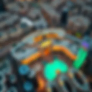 Aerial Perspective of Dubai Hills Mall and Its Impact Aerial view of Dubai Hills Mall and surrounding real estate developments