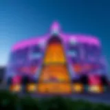 Stunning exterior view of Dubai Hills Mall showcasing modern architecture