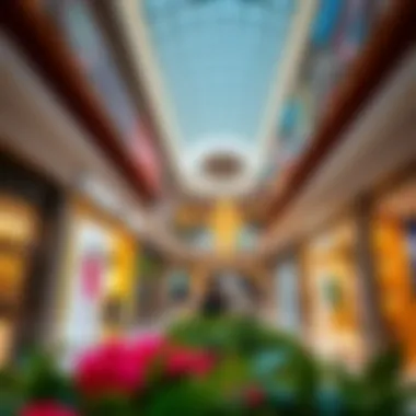 Vibrant Shopping Experience at Dubai Hills Mall Interior design of Dubai Hills Mall highlighting vibrant shopping spaces