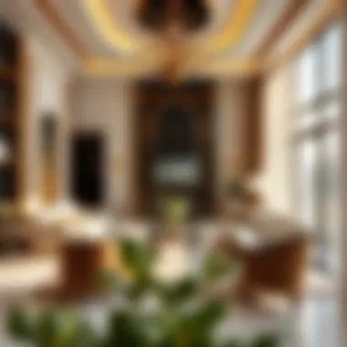 Opulent Apartment Interior Interior of a high-end luxury apartment in Dubai