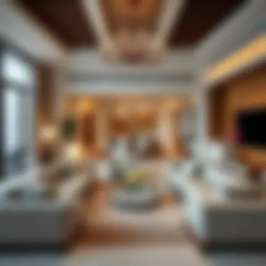 Beautifully designed interior of a living space featuring sophisticated decor
