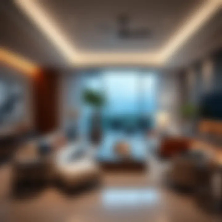 Interior Design Excellence in Ellington Villas Luxurious interiors of an Ellington Villa highlighting modern decor