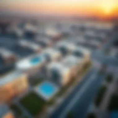 Emaar South Urbania: Innovative Architecture Aerial view of Emaar South Urbania showcasing its innovative architecture