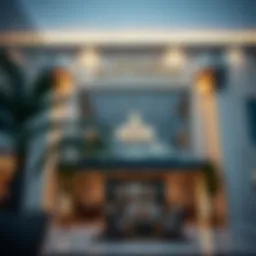 Modern auction house in Dubai