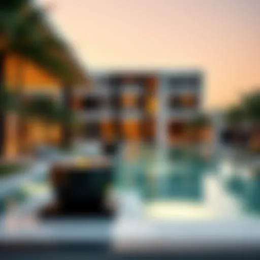 Architectural Marvel in Dubai Luxurious property in Dubai showcasing modern architecture