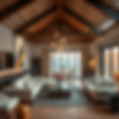 Luxurious Interior of a Family-Friendly Chalet Luxurious chalet interior designed for families