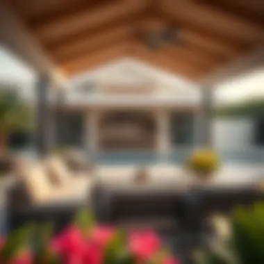 Family-Friendly Outdoor Amenities in a Chalet Outdoor area of a chalet with family-friendly amenities