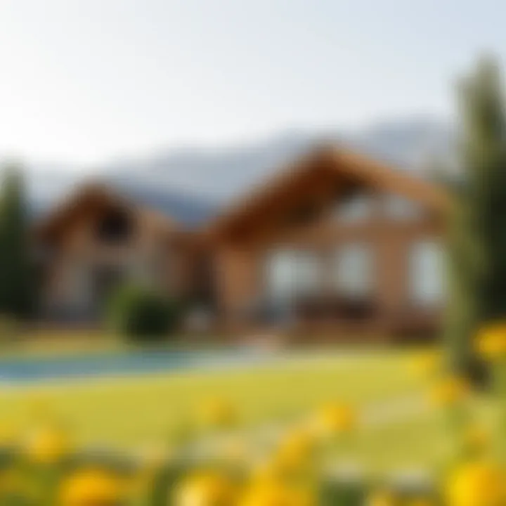 Picturesque View of a Family Chalet A picturesque view of a chalet surrounded by nature