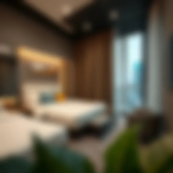 Modern amenities in a family room for rent