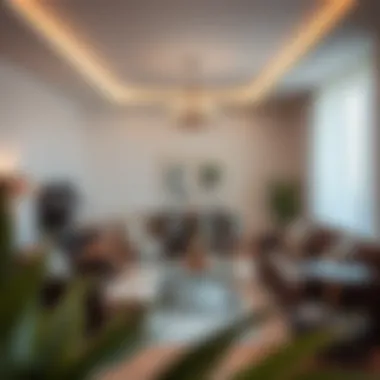 Interior Charm of Deira Flats A cozy living space in a Deira flat highlighting interior design