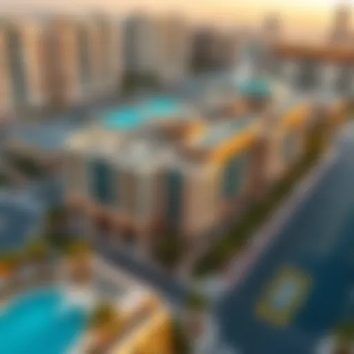 Aerial View of Gardenia Dubai Aerial view of Gardenia Dubai showcasing its stunning architecture