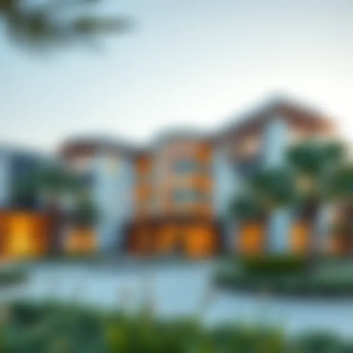 Architectural Design in Gardenia Dubai Modern architectural design of a building in Gardenia Dubai