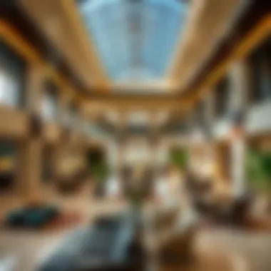 Elegant clubhouse interior highlighting luxury amenities and sophisticated design