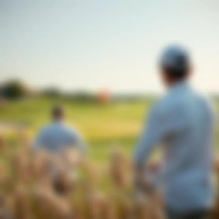 Golfers enjoying a sunny day on the pristine fairways of Dubai Hills
