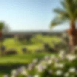 Stunning view of the golf course at Dubai Hills Estate