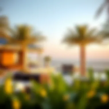 Exquisite Outdoor Amenities of Luxury Villa Exquisite outdoor amenities of a luxury villa in Dubai