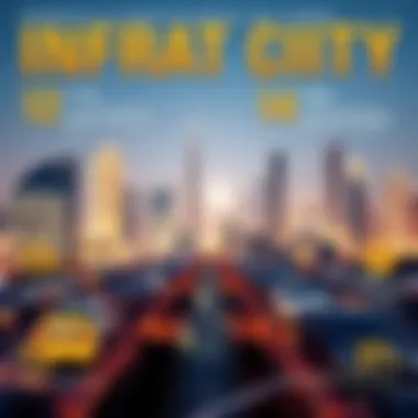 Growth and Significance of Dubai Internet City An infographic illustrating the growth and significance of Dubai Internet City