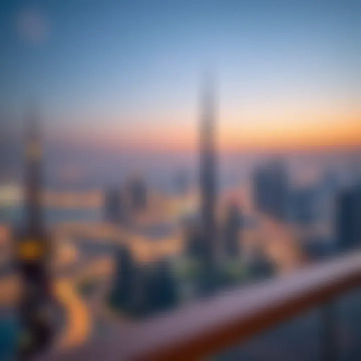 Panoramic View of Dubai Skyline from Jomana Meraas Panoramic view of Dubai skyline from Jomana Meraas