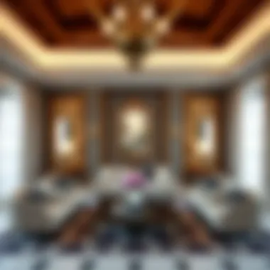 Interior Luxury of Jumeirah Zabeel Saray Villas Sumptuous interior design highlighting opulent furnishings and decor in Jumeirah Zabeel Saray Villas