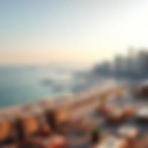 A panoramic view of the Deira Corniche showcasing the waterfront and skyline.