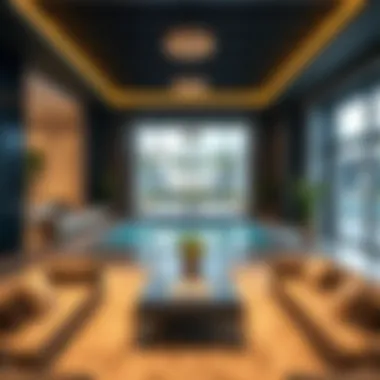 Luxurious amenities in Lantana Villa's community space