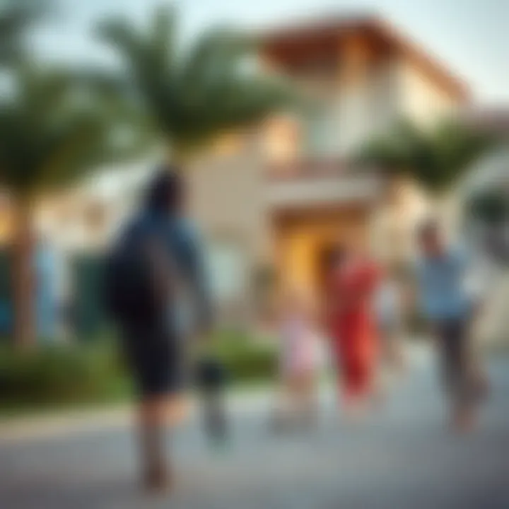 Vibrant community life in Lantana Villa neighborhood