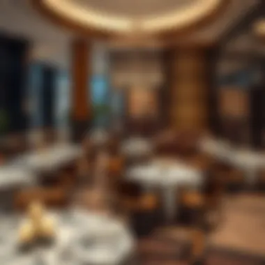 Elegant dining area in L'avenue City Walk