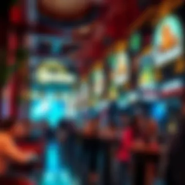 Vibrant entertainment scene in L'avenue City Walk