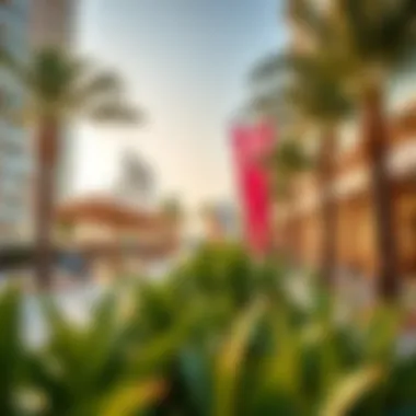 Vibrant community amenities surrounding Liberty Tower