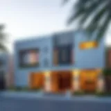 Exterior view of فندق الوفت العين showcasing modern architecture
