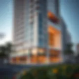 Exterior view of Lynx Tower showcasing its modern architecture