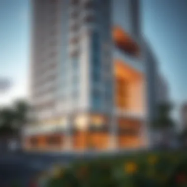 Exterior view of Lynx Tower showcasing its modern architecture