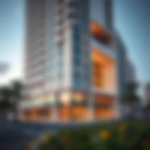 Modern Architecture of Lynx Tower Exterior view of Lynx Tower showcasing its modern architecture